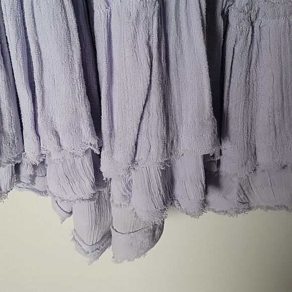 NWT Free People 200 Degree Mini Dress XS Boho CottageCore Sexy Tassel Coquette - Picture 5 of 12